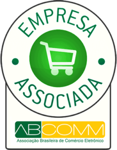 Selo empresa associada ABCOMM - Associação Brasileira de Comércio Eletrônico